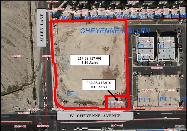 Cheyenne Avenue at Allen Lane, North Las Vegas, NV 89032