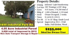 1635 Industrial Park Rd Mulberry, FL 33860