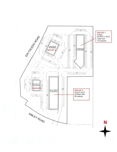 NEC of Toledo & Sibley Roads, Wyandotte, MI 48192