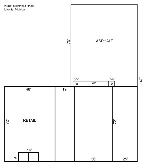 20405 Middlebelt Road, Livonia, MI 48152