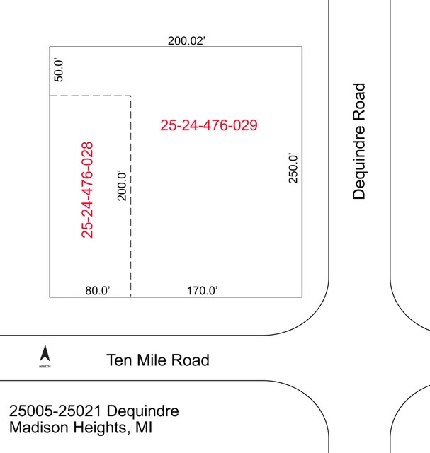 25005-25021 Dequindre Road, Madison Heights, MI 48071
