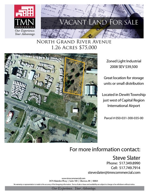 North Grand River Ave close to Airport, Lansing, MI 48912
