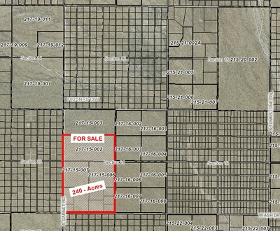 240 Acres on NEC of Ash & Garnet, Golden Valley, AZ 86413