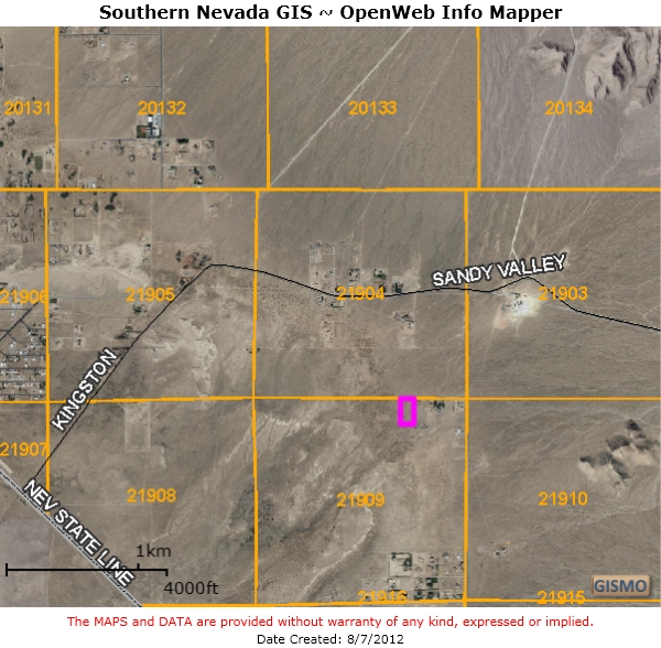 Sandstone (section line), Jean, NV 89019