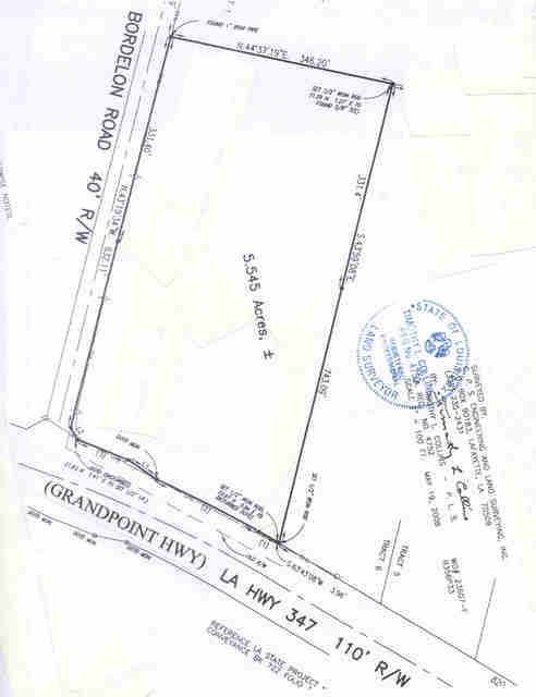 GRANDPOINT HWY (LA HWY 347) @ BORDELON ROAD, Breaux Bridge, LA 70517