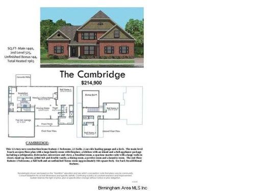 590 TENBURY LN, Cropwell, AL 35054