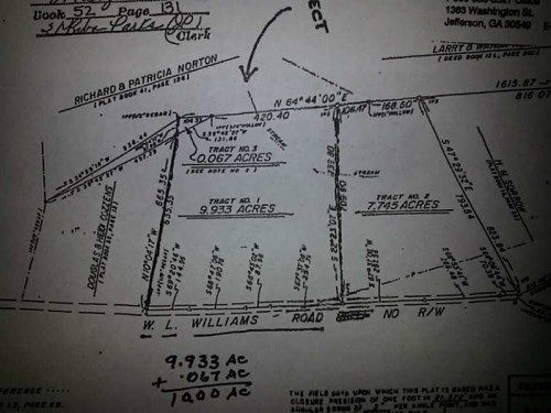 0 W L Williams Road, Commerce, GA 30529