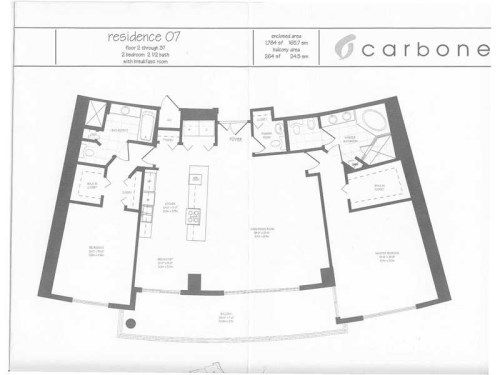 901 BRICKELL KEY BL # 3207, Miami, FL 33131