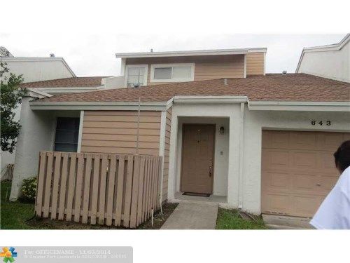 643 WOODGATE LN # D, Fort Lauderdale, FL 33326